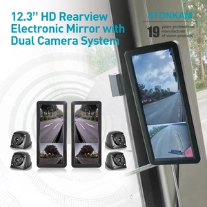 Monitor de Espejo Electrónico STONKAM, Pantalla Completa, Vista Trasera, Pantalla IPS para Autobús - Product Image 3