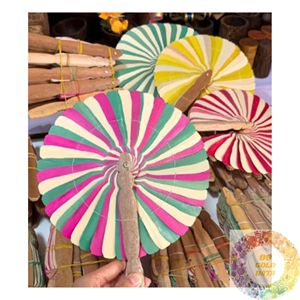 Abanico de Hoja de Palma Vietnamita Hecho a Mano de Alta Calidad, Abanico Artesanal Tejido Naturalmente para Decoración de Bodas, Recuerdo, Venta al por Mayor - Product Image 5