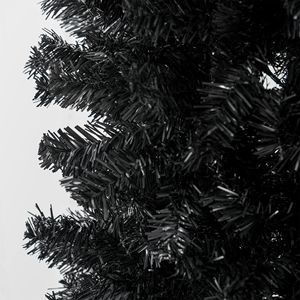 8ft Pencil Christmas <b>Tree</b> Unlit Artificial Douglas Fir Xmas <b>Tree</b> with Realistic Branches for Halloween Decorations - Product Image 2