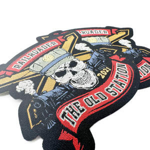 Custom Patch Woven and Woven Patch Badge plus Woven Canvas Patch with Woven Key Tags Embroidery Patch Keychain Style - Product Image 6
