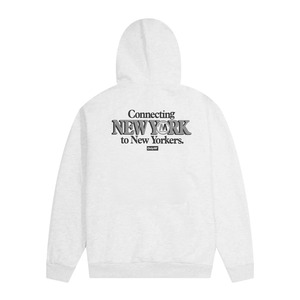 Custom <b>White</b> <b>Hoodie</b> with NYC Transit Print Minimalist Streetwear Style - Comfortable Cotton Blend <b>Hoodie</b> for Men and <b>Women</b> - Product Image 6
