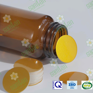 Film d'étanchéité en aluminium SAM LAN PS, facile à décoller, qualité alimentaire, feuille d'aluminium/matériau composite, scellage par induction thermique, deux fermetures de bouteilles - Product Image 6