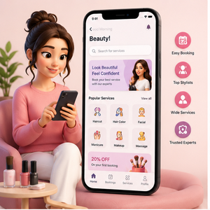 Desarrollo de Aplicaciones Móviles para la Gestión de Salones de Belleza y Reserva de Citas, Soluciones en la Nube con Tecnología de IA - Product Image 1