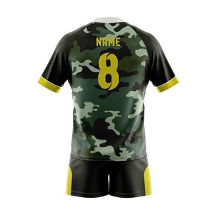 ชุดแข่งรักบี้แบบกำหนดเอง เสื้อทีมมืออาชีพ กางเกงขาสั้น ชุดยูนิฟอร์ม ระบายอากาศ แห้งเร็ว ผู้ผลิตชุดกีฬา - Product Image 4