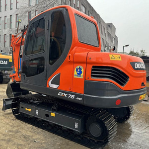 Mini-excavatrice compacte hydraulique sur chenilles Doosan DX75-5B d'origine avec moteur diesel haute performance pour travaux intensifs - Product Image 3