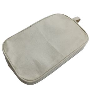 Sac de toilette personnalisé en toile de coton naturel de 12 oz, sac de transport cosmétique, sac de voyage pour la personnalisation et la promotion - Product Image 4