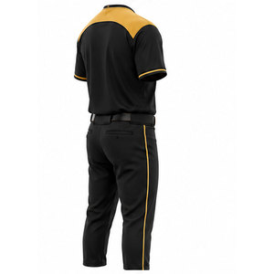 Tenue de baseball confortable, vêtement de sport respirant en polyester, uniforme d'équipe de baseball élégant - Product Image 3
