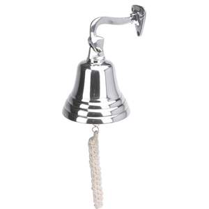 Campana de puerta antigua de hierro fundido, montada en la pared, estilo rústico vintage, decorativa, para colgar en la entrada, para uso en el hogar, jardín y exteriores. - Product Image 1