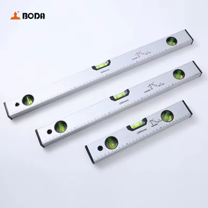 مقياس مستوى BODA عالي الدقة من سبائك الألومنيوم مع وظيفة تسوية مغناطيسية قوية لمواقع البناء، لون فضي - Product Image 3