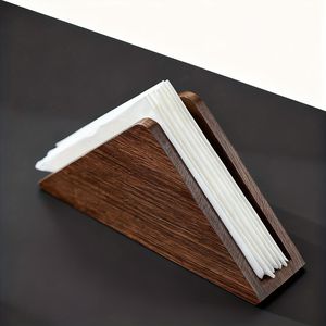 Vintage Wooden Napkin <b>Holder</b> For Dining Table <b>Kitchen</b> Restaurant Antique Style <b>Tissue</b> Organizer Durable Eco Friendly Material - Product Image 1