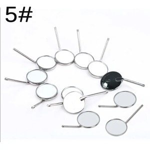 BAFA SURGICAL INSTRUMENTS Espejo Bucal Dental 5 #   Espejo dental antivaho de superficie frontal, 2,2 cm de diámetro, agarre ergonómico negro - Product Image 4