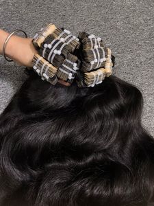 Top Vente en gros 100% Human Remy Virgin Wavy Tape in Hair Extensions Double Drawn-Des remises chaudes maintenant disponibles - Product Image 6