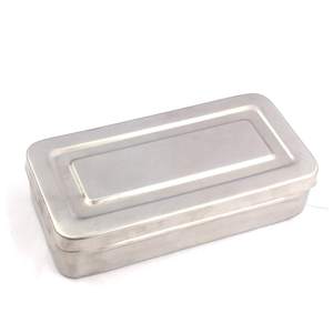 Stainless Steel Surgical Instrument Set <b>Box</b> Autoclavable Sterilization Storage Case with <b>Locking</b> Clasp Manual Customized Sizes - Product Image 2