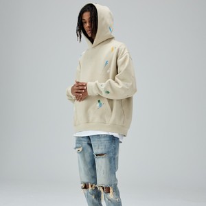 Sudadera con Capucha Premium para Hombre, con Estampado Puff, Personalizada, de Felpa, Ropa Urbana, Suministro Directo de Fábrica, Venta al Por Mayor - Product Image 1