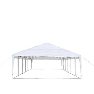 Tenda per feste da esterno per impieghi gravosi 20FT X 40FT per matrimoni, in tessuto telonato PE, con tetto a punta di 6FT 6" e soffitto a punta di 10FT, telaio TMG PT2040A - Product Image 5