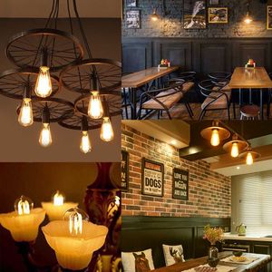 1PCS Edison Style LED Ampoule Vintage Filament Lampe en Blanc Chaud E26 Éclairage - Product Image 4