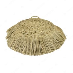 Cesto de Ropa Grande de Mimbre con Tapa, Cesta de Almacenamiento de Fibra Natural para Decoración de Sala de Estar y Baño - Product Image 2
