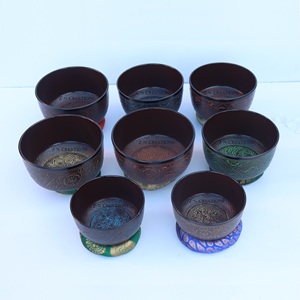 Customized Antique Meditation Sound Therapy Singing Bowl Aluminum Hand-<b>Engraved</b> Metal Crafts Healing <b>Tool</b> - Product Image 6