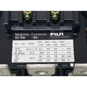 Contactor Magnético Fuji SC-5N, 156740 - Equipo y Piezas de Semiconductores de Confianza de Global Legacy Semiconductor - Product Image 5