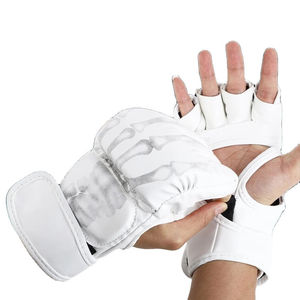 Guantes de MMA de Cuero PU con Servicio OEM, con Capa Interior Acolchada de Gel y Vendas para las Manos, para Artes Marciales y Boxeo - Product Image 2
