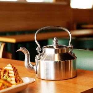 Stainless Steel Tea Kettle With <b>Wide</b> Opening Lid For Easy Filling Cleaning And Quick Boiling Performance - Product Image 1
