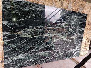 Modern Green Spider Marble <b>Slab</b> Polished Surface Stylish Big Stone Design - Product Image 5
