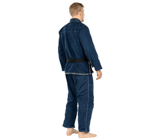 Kimono de BJJ Azul Marino, 100% Algodón, 450 Gramos, Duradero, Unisex para Adultos, Impresión Digital, Servicio OEM de Marca Personalizada - Product Image 2