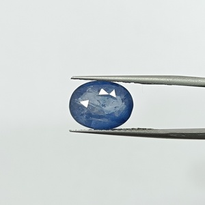Zafiro azul ovalado natural de 6.59 quilates de Sri Lanka, piedras preciosas sueltas para la fabricación de joyas y anillos BSOH-56 - Product Image 3