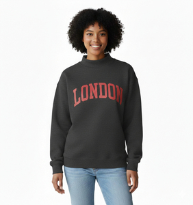 Sweat-shirt à col montant pour femme, confortable, élément essentiel de la garde-robe, toucher doux, look élégant - Product Image 4