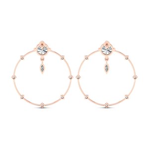 REYES Precio de Fábrica, Pendientes de Diamantes Cultivados en Laboratorio CVD HPHT de 9.9 Quilates en Plata de Ley 925, Regalos de Boda, Joyería Fina para Mujer - Product Image 4