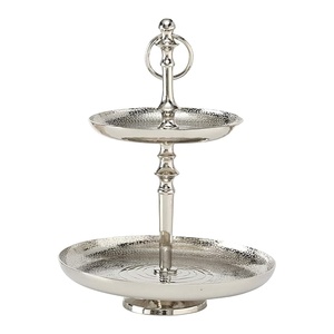 Royal Style Brass <b>Cake</b> <b>Stand</b> Heavy Pedestal Handmade Oven Safe for Celebration Events Made by Zahid Exports - Product Image 1
