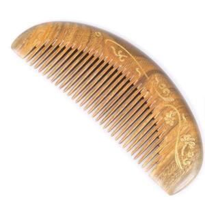 หวีไม้จันทน์แกะสลักลายมือทำแบบพกพาสำหรับเดินทาง - Product Image 5