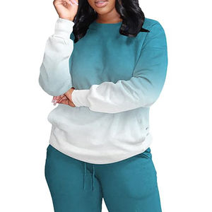 Conjunto Deportivo Informal de 2 Piezas para Mujer, Sudaderas con Decoración de Encaje, Venta al Por Mayor de Fábrica, para Gimnasio y Actividades al Aire Libre - Product Image 2