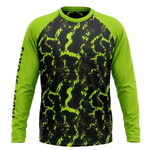 T-shirt de sport pour homme à manches longues, séchage rapide, respirant, performance athlétique, camouflage, entraînement, fitness, vêtements de sport - Product Image 1