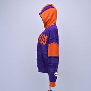 Sudadera con capucha y cremallera Urban Chaos para hombre, estilo oversize, de punto, poliéster, para invierno, con estampado personalizado, transpirable - Product Image 3