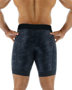<b>Men</b> <b>Compression</b> Running <b>Shorts</b> with Phone Pocket Athletic Gym Yoga <b>Shorts</b> Cool Dry Workout <b>Shorts</b> With <b>Compression</b> Liner Long - Product Image 3