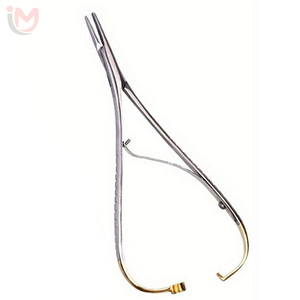 Portaagujas de Punta Ancha Mathieu TC de 14 cm, Acero Inoxidable, Reutilizable, Manual, para Ortodoncia - Product Image 2