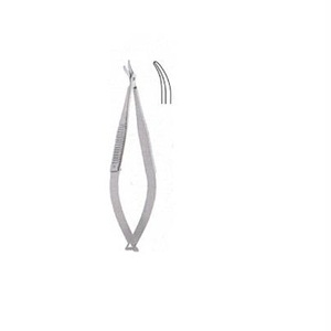 Ciseaux ophtalmiques Westcott Tenotomy, 4-1/2" (11,5 cm), lames droites et courbées de 18 mm, acier inoxydable allemand, manuel, CE - Product Image 6