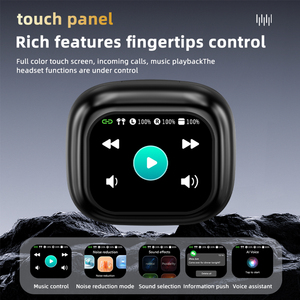 144 ngôn ngữ ai dịch TWS Earbuds không dây với màn hình cảm ứng & tiếng ồn hủy bỏ đầy màu sắc IPS hiển thị - Product Image 4