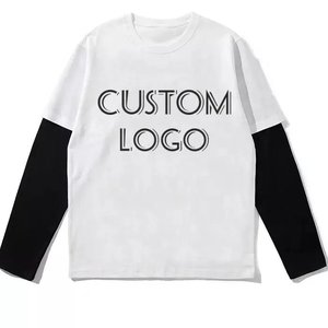เสื้อยืดคอกลมแขนยาวทรงปกติสำหรับผู้ชาย พิมพ์ลายโลโก้ตามสั่ง ผ้าฝ้าย 100% ป้องกันรอยยับ สวมใส่สบาย - Product Image 3