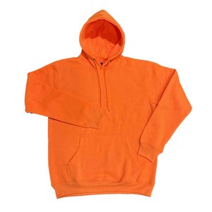 Sudaderas Extra Grandes de Algodón Sólido para Hombre, Color Naranja, Precio Económico - Product Image 2