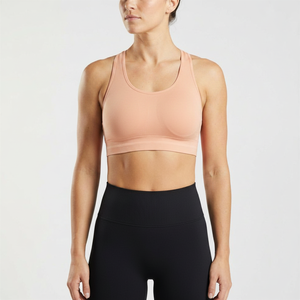 Soutien-gorge de sport rembourré léger pour femme, dos nageur, pour yoga et entraînement, haut court respirant pour le fitness - Product Image 1