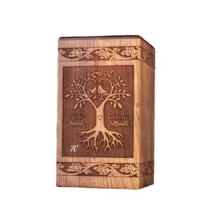 Handmade Rosewood Cremation Urn Wooden Ashes <b>Box</b> <b>Memorial</b> <b>Keepsake</b> Decorative Cremation Urn for Ashes - Product Image 1