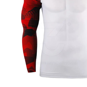 Maillots de compression ajustés de qualité supérieure pour hommes, en Spandex/Polyester, avec coutures triples, séchage rapide, pour les pratiquants avertis - Product Image 5