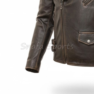 Chaquetas de Cuero Genuino para Hombre, Diseño 2026, Totalmente Personalizadas, Hechas en Sialkot, Pakistán - Product Image 4