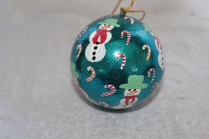 JBM Handmade Plastic Green Lemon <b>Christmas</b> Ball 6cm Painted Environment-Friendly Hanging Decoration <b>Boxed</b> Mall Decorations - Product Image 3