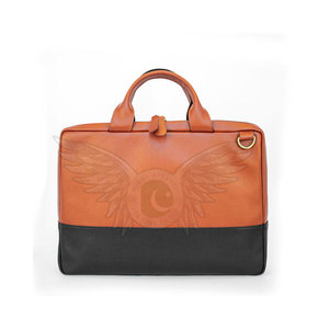 Sac pour ordinateur portable en cuir véritable, conçu pour le bureau et les déplacements quotidiens, avec des compartiments spacieux et une construction durable - Product Image 6