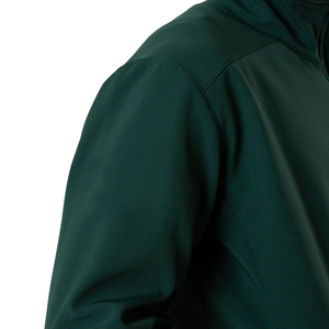 Chaqueta Impermeable de Soft Shell Verde Oscuro para Hombre, con Cierre Completo, Cuello Alto, Casual, Cortavientos, Ajuste Regular, de Poliéster, para Exteriores - Product Image 5
