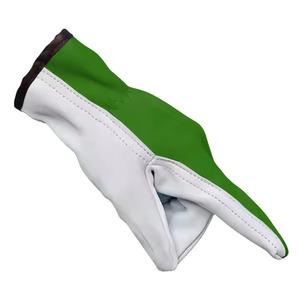 High Quality Durable Smooth Sheep Grain Leather CE Certified Heat Resistant Safety <b>Gloves</b> Anti-Slip Anti-Cut Features - Product Image 4