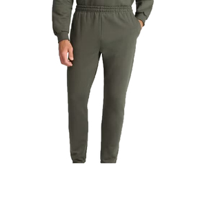 Men's gray color Sweatpants Elastic Waist Casual Cotton Joggers Autumn Midweight Knitted Pants - Product Image 3